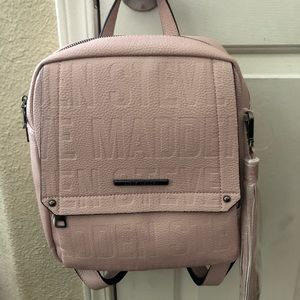 Steve Maddens pink backpack